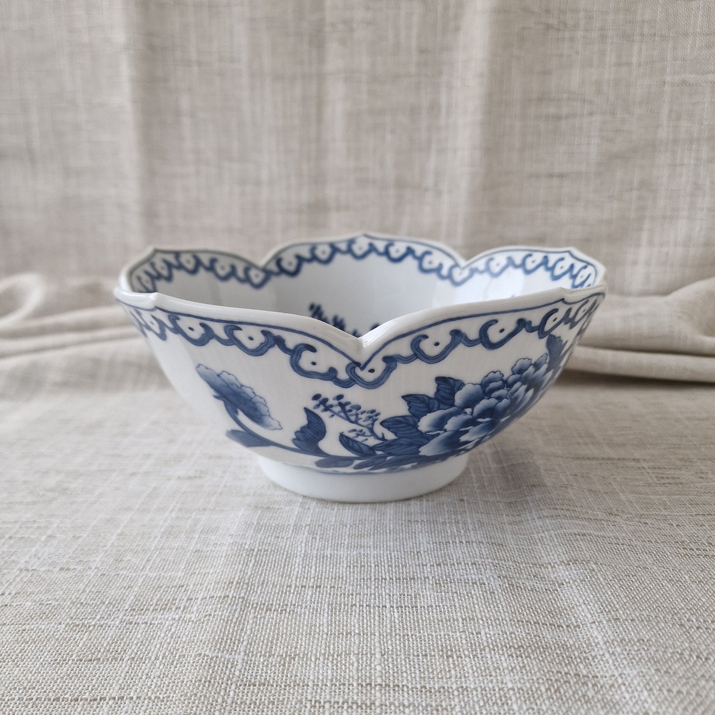 Asian Lotus Shaped Bowl