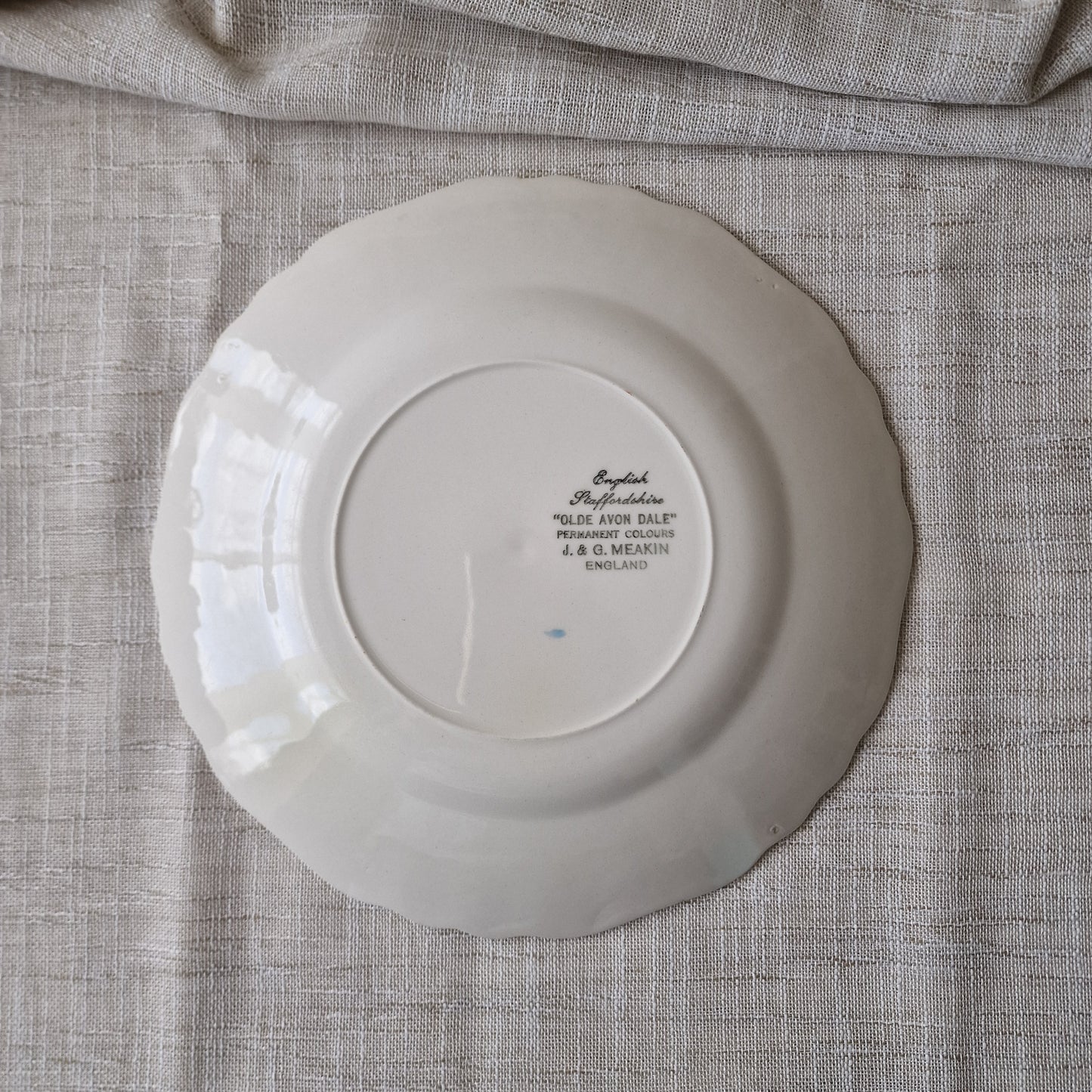 Meakin Olde Avon Dale Transferware Large Plate
