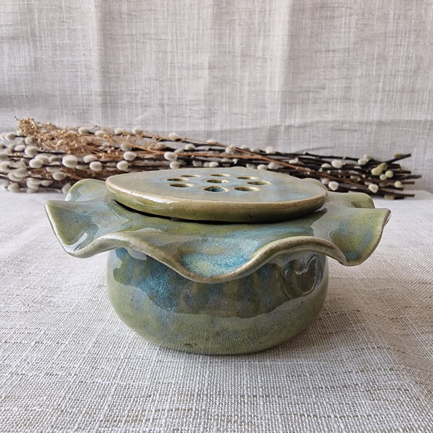 Handmade Pottery Bud Vase