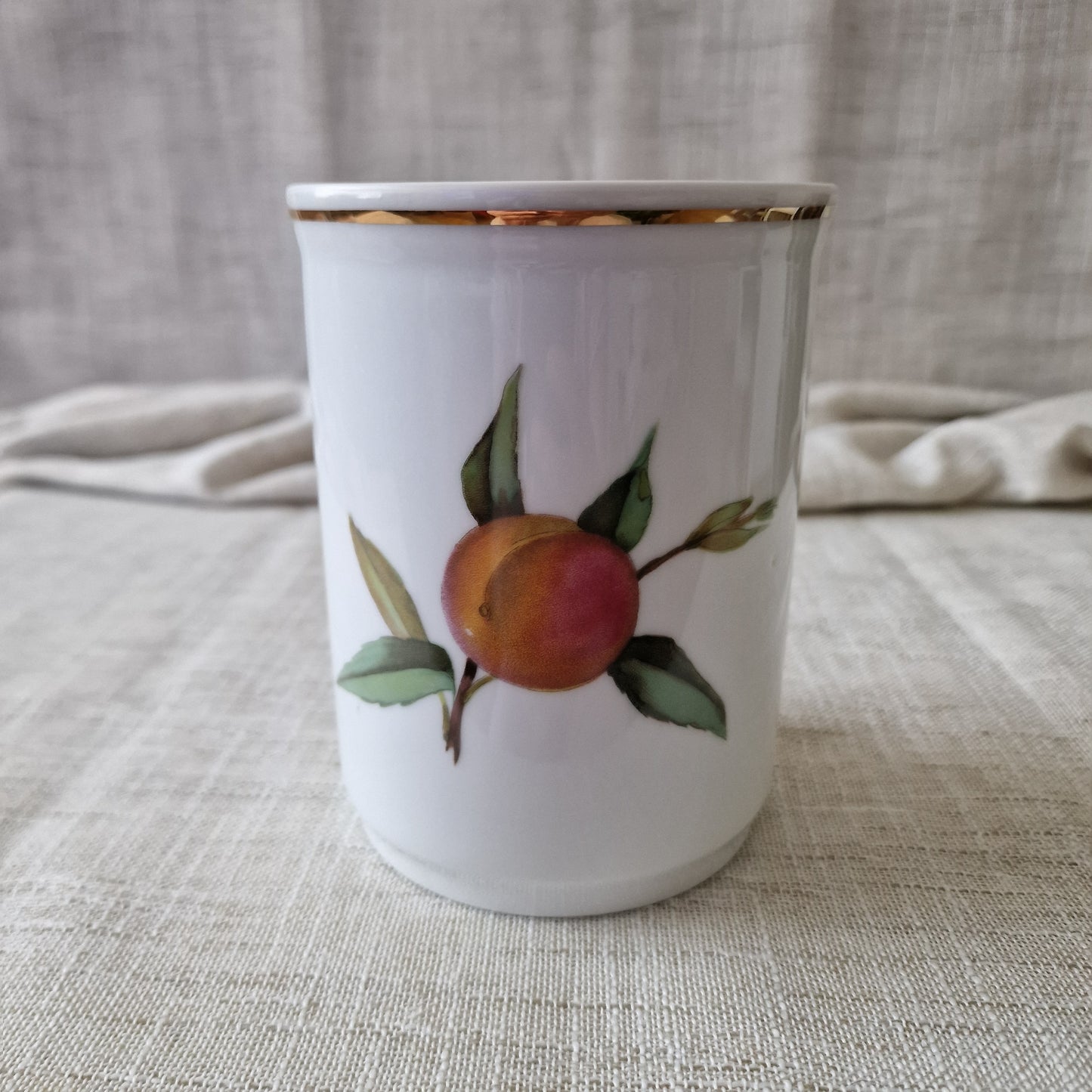 Royal Worcester Evesham Gold Fine Porcelain Vase or Jar