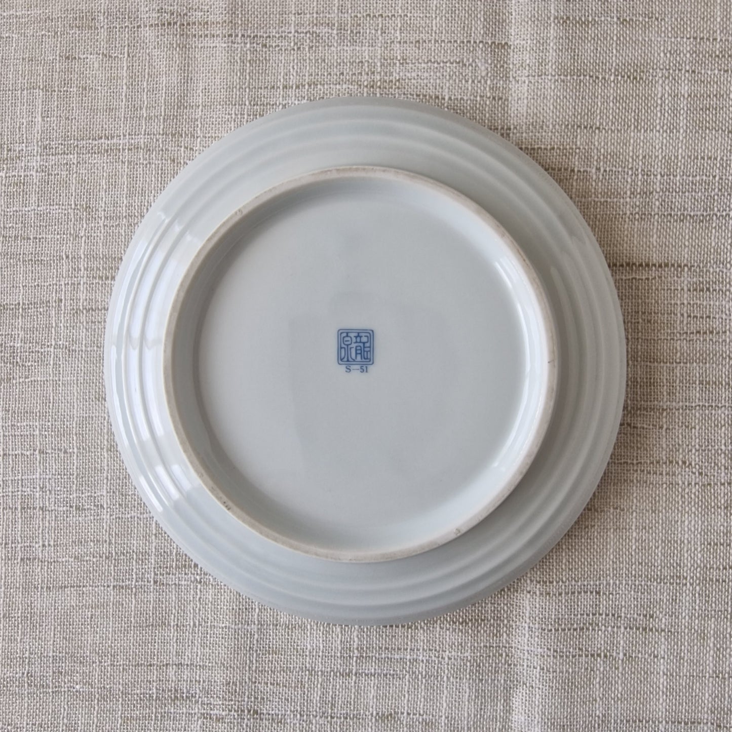 Asian Decorative Plate with Irises