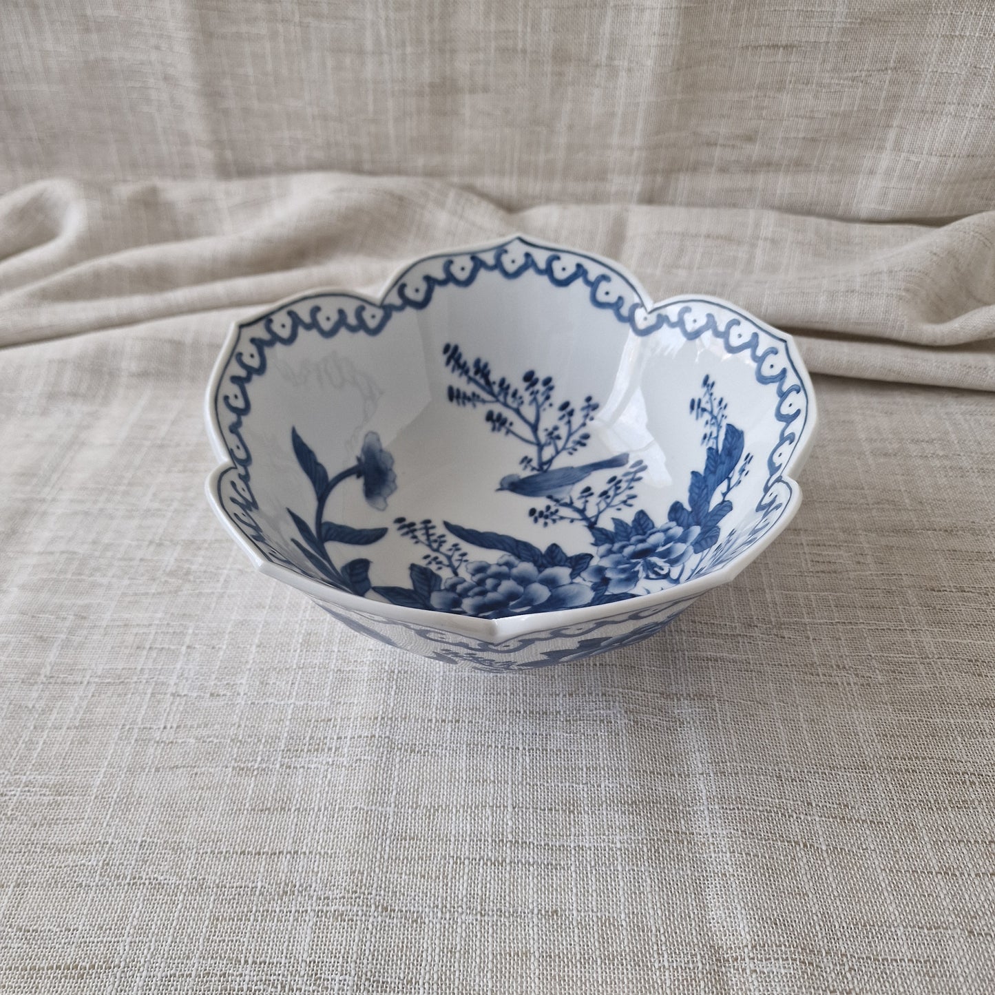 Asian Lotus Shaped Bowl