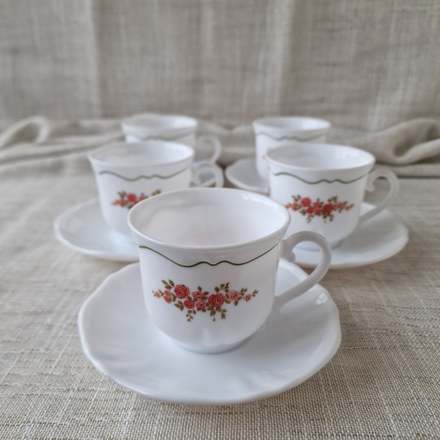 Arcopol France Teacups and Saucers