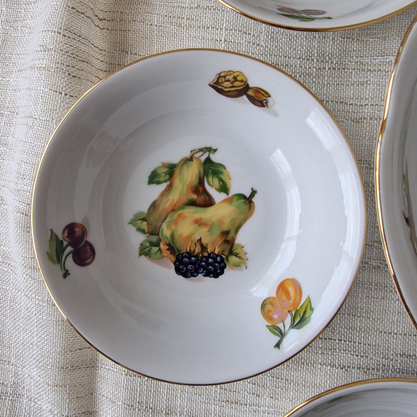 Bohemia Czechoslovakia Dessert Set