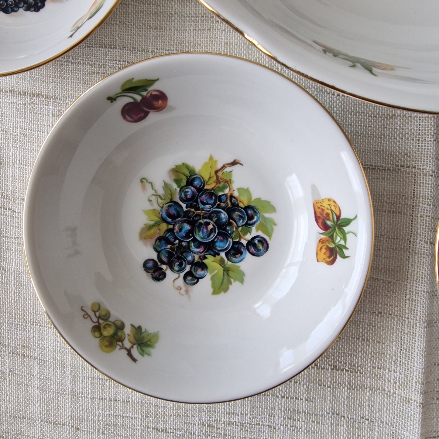 Bohemia Czechoslovakia Dessert Set