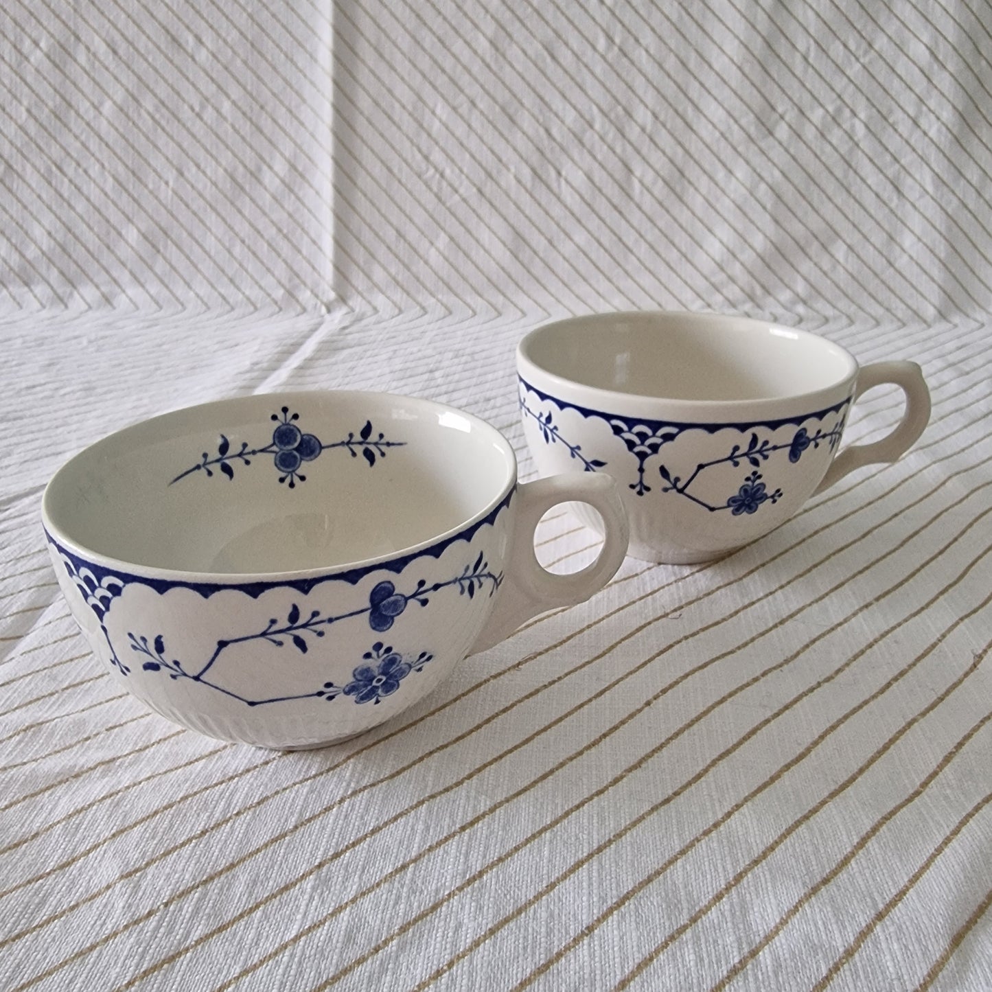 Furnivals Blue Denmark Teacups