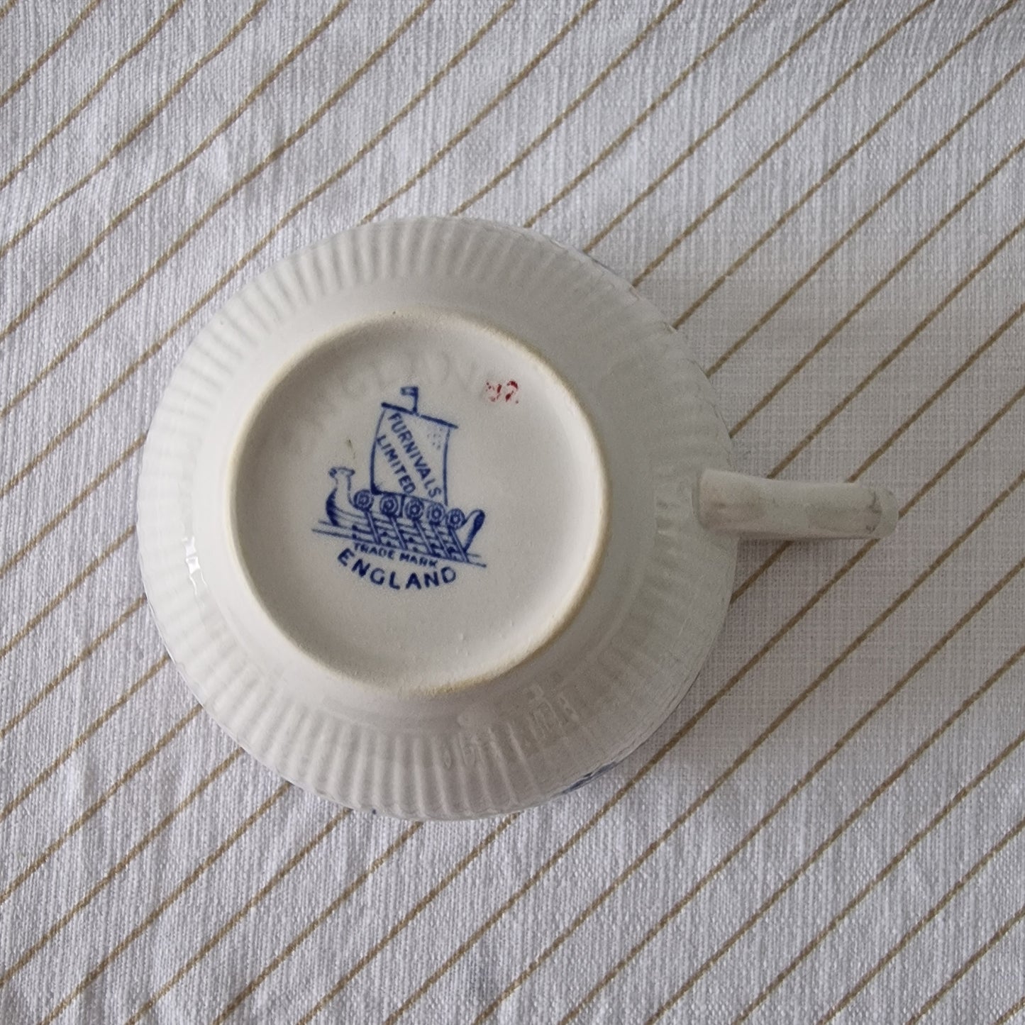 Furnivals Blue Denmark Teacups