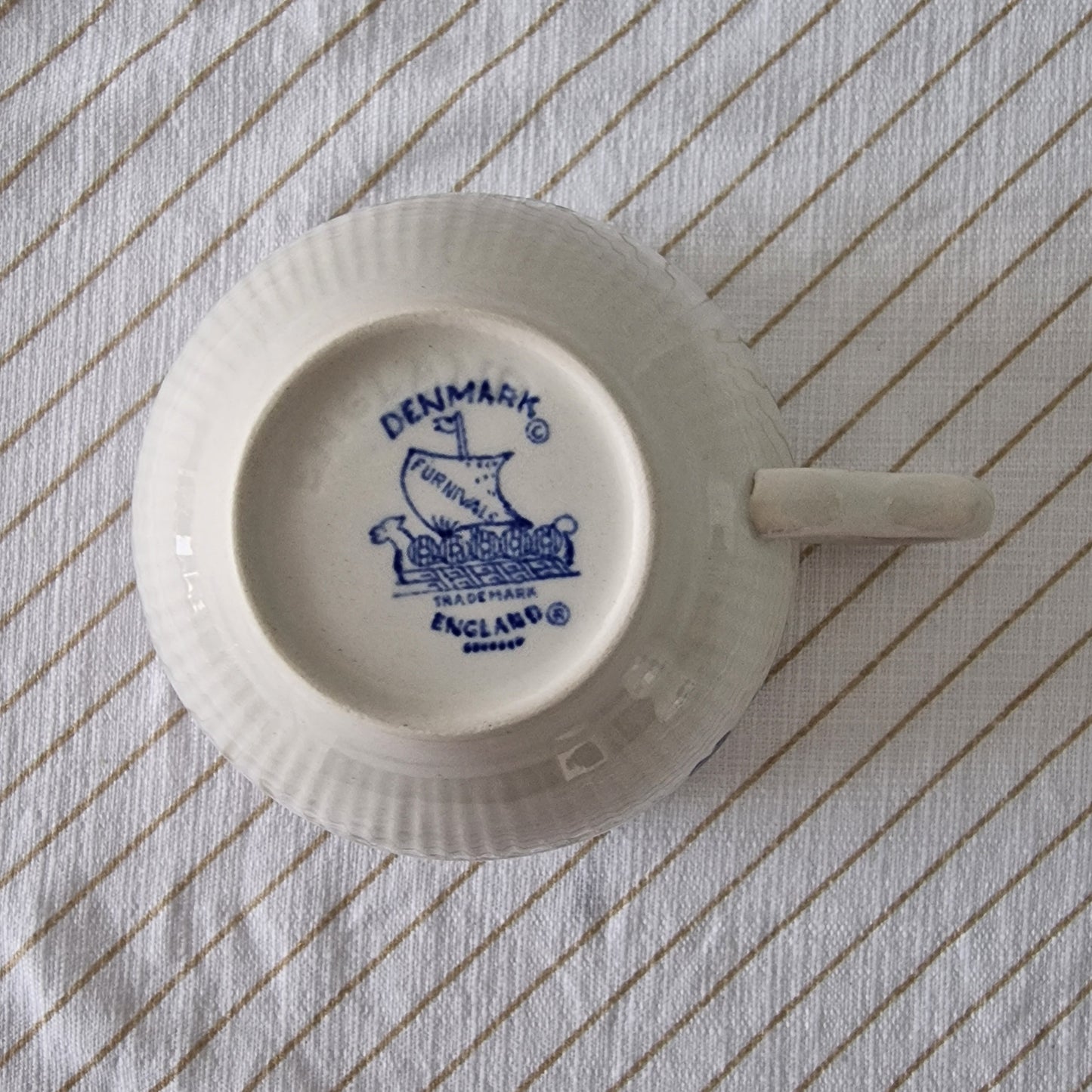Furnivals Blue Denmark Teacups