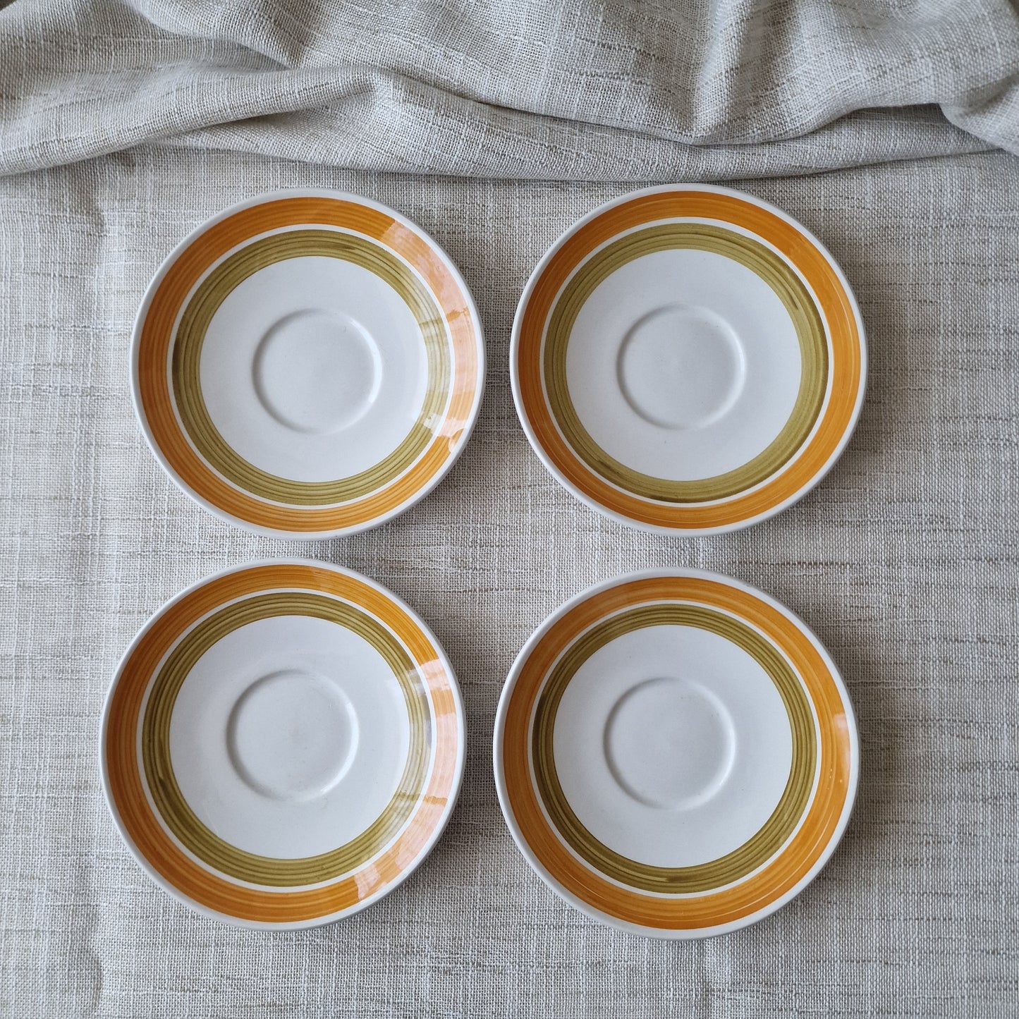 Set of Vintage Broadhurst Sorrento Saucers