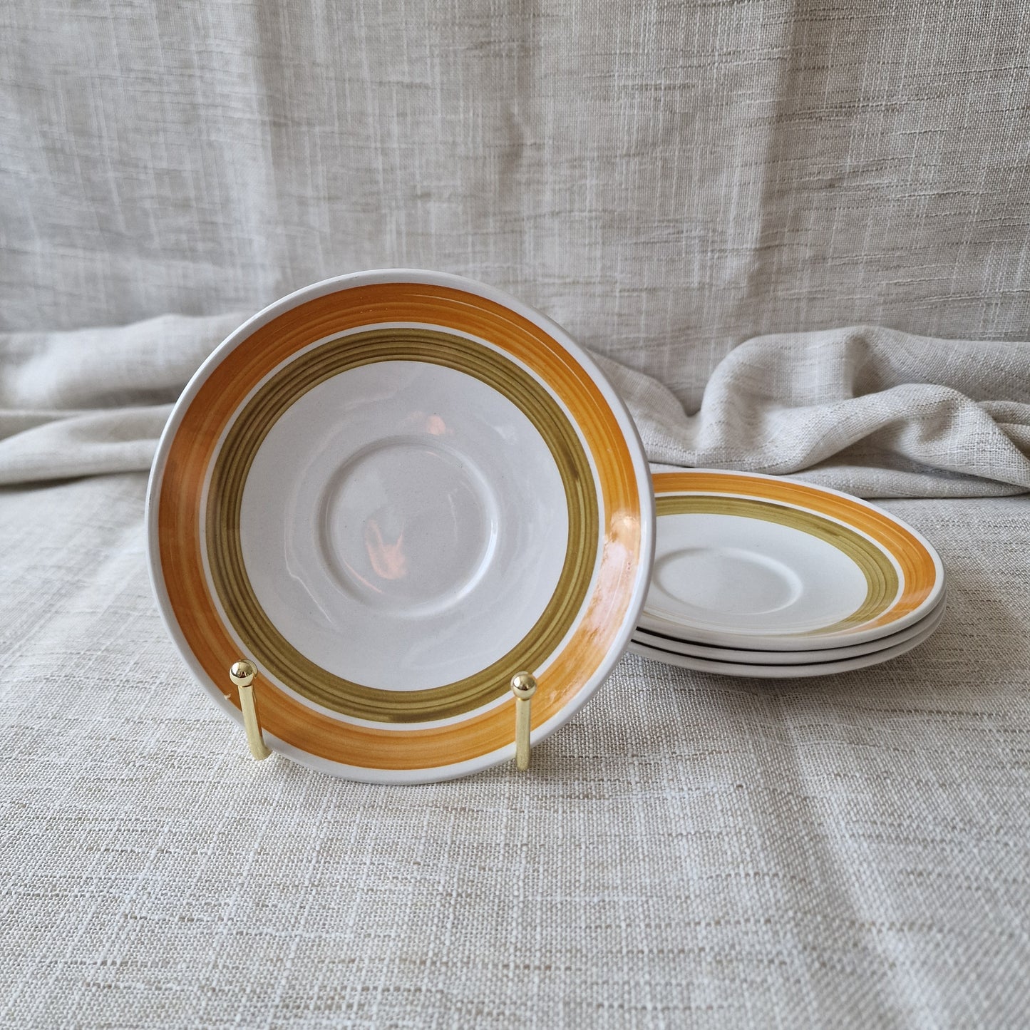 Set of Vintage Broadhurst Sorrento Saucers
