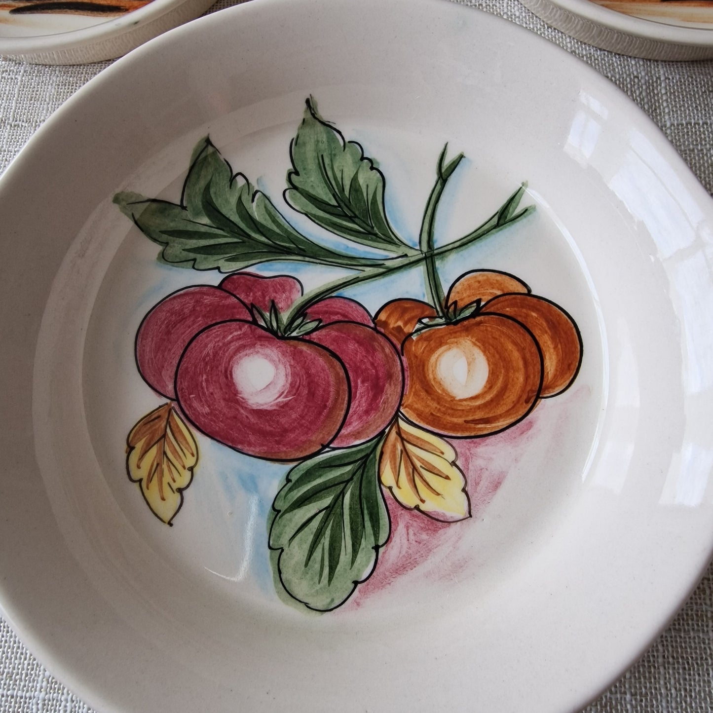 Trio of Vintage Mancioli Oven King Dishes