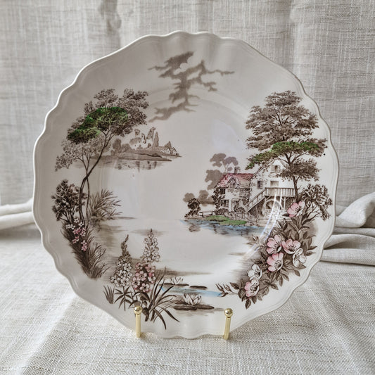 Meakin Olde Avon Dale Transferware Large Plate