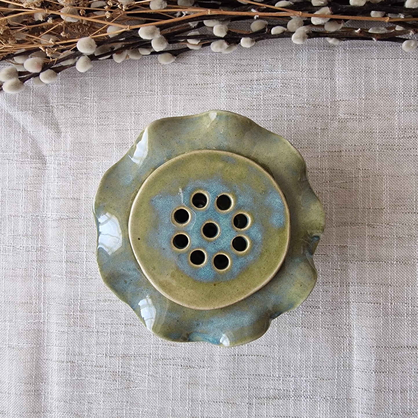 Handmade Pottery Bud Vase