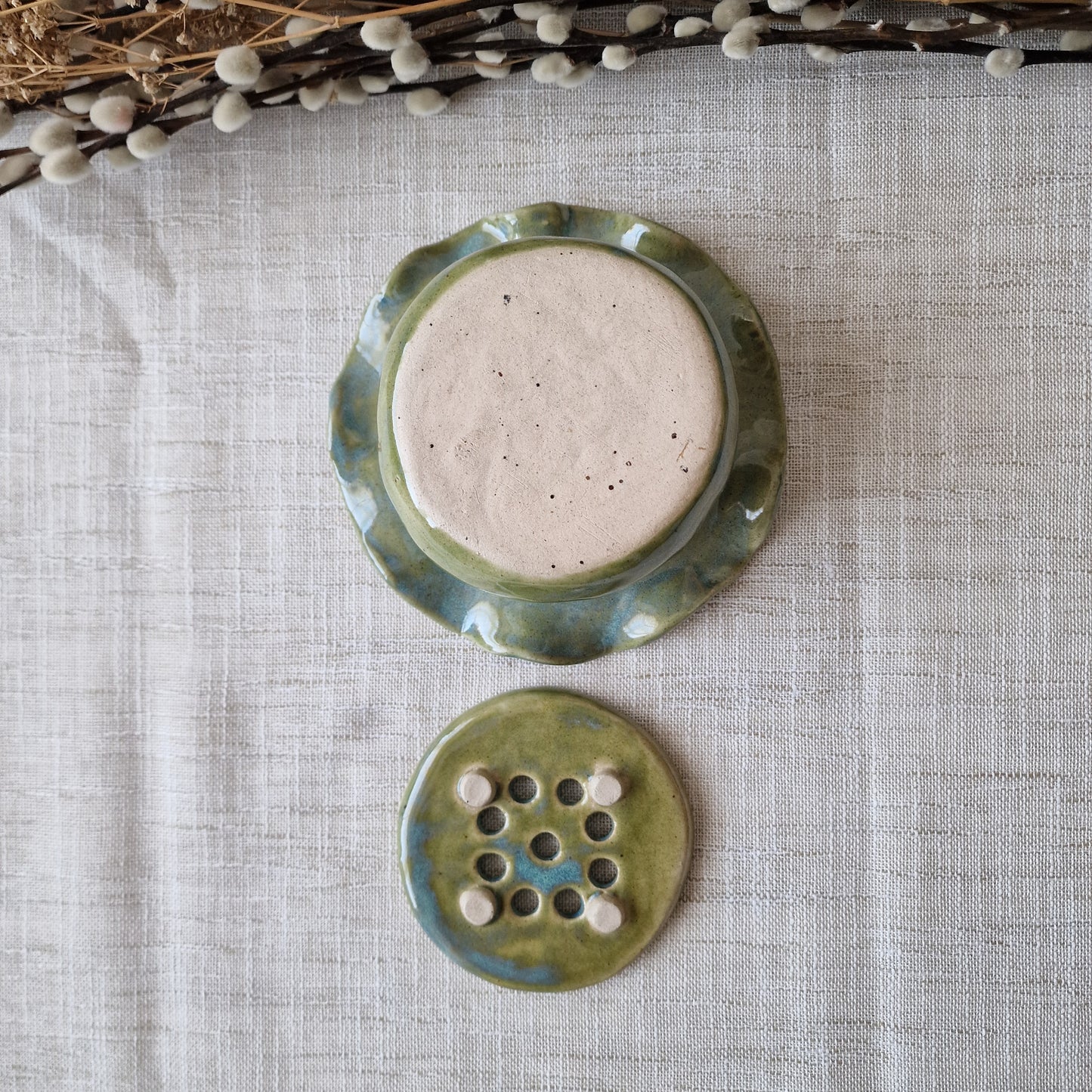 Handmade Pottery Bud Vase