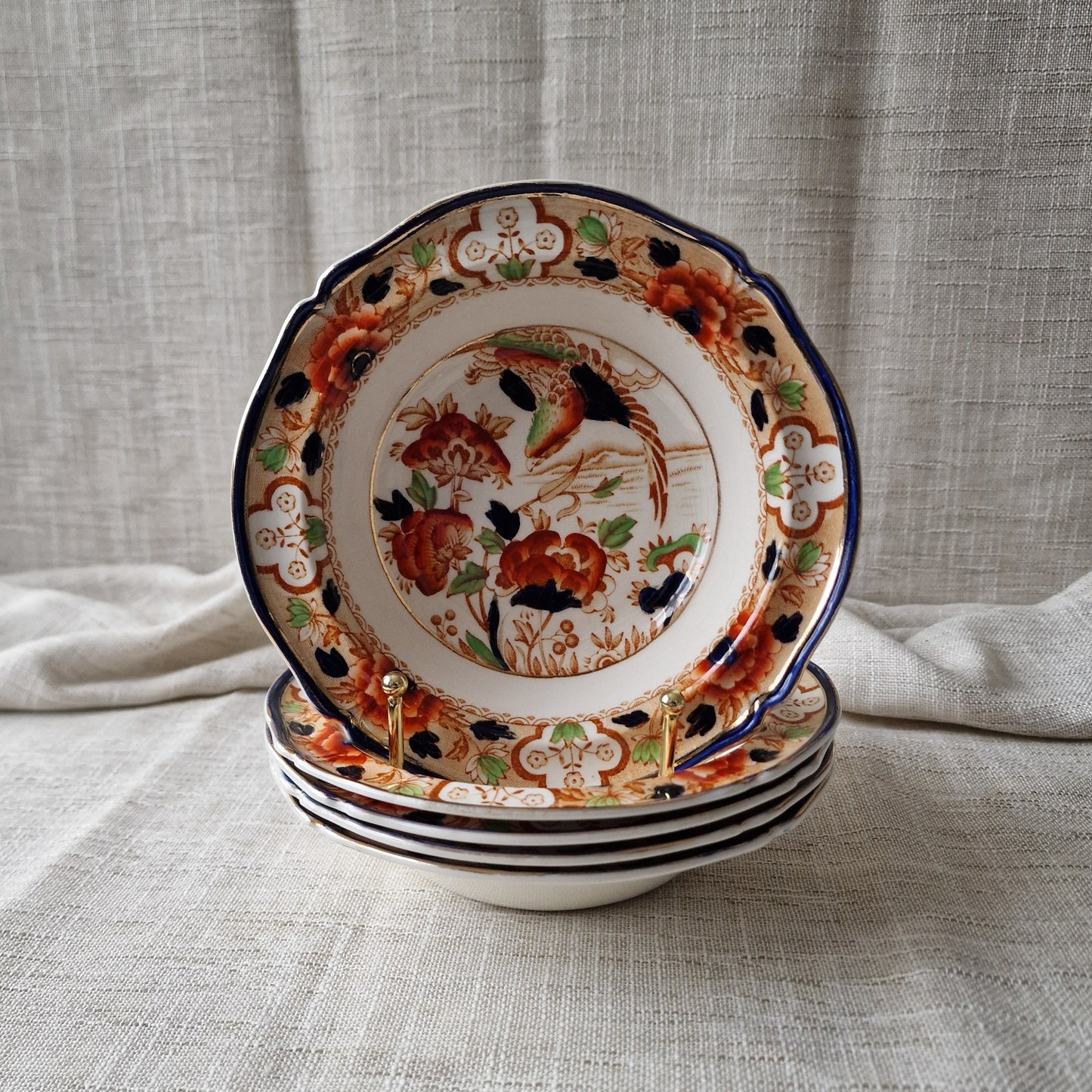 Vintage Imari Aquila Bowls by Woods & Sons