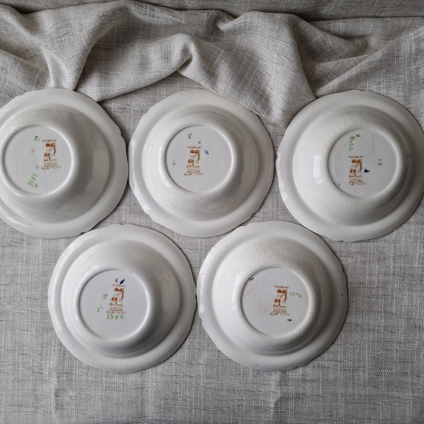 Vintage Imari Aquila Bowls by Woods & Sons