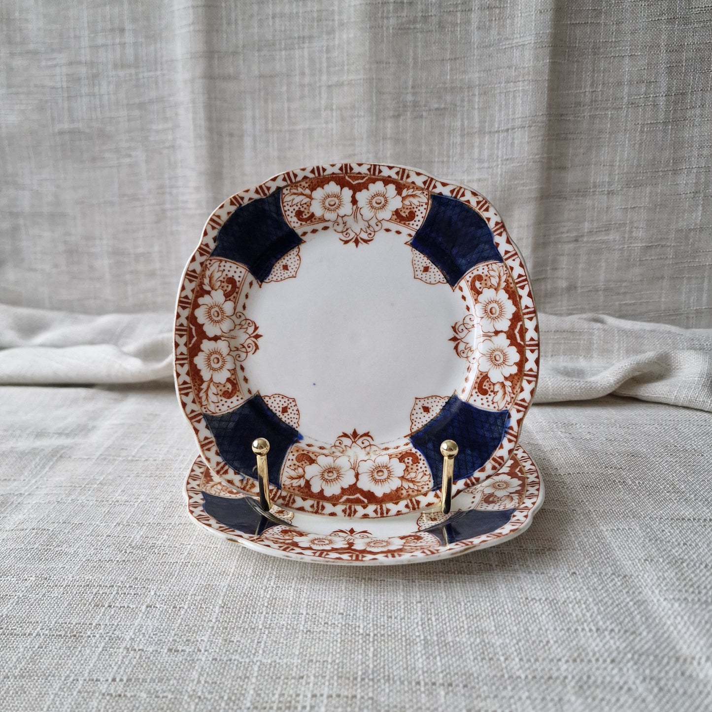 Vintage Imari Saucers by Colclough China