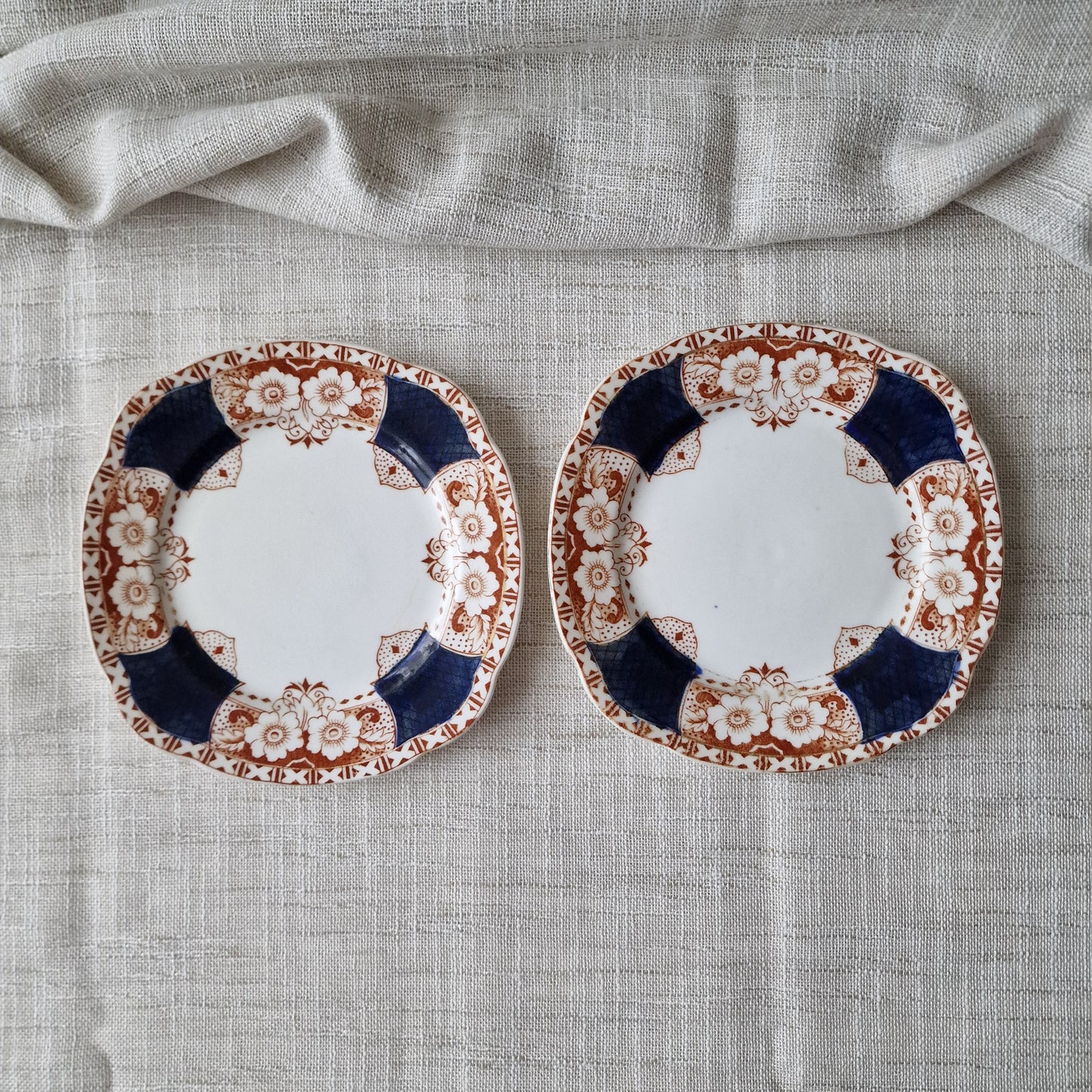 Vintage Imari Saucers by Colclough China