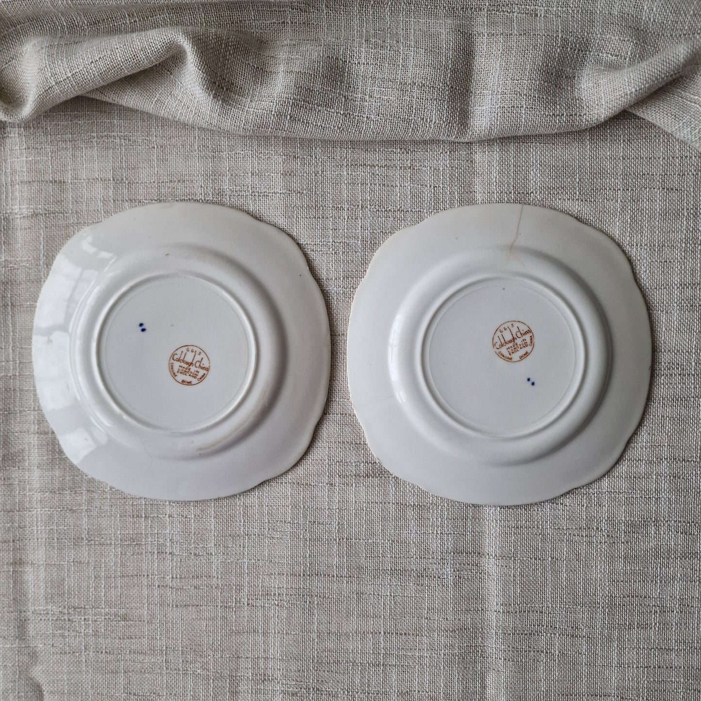 Vintage Imari Saucers by Colclough China
