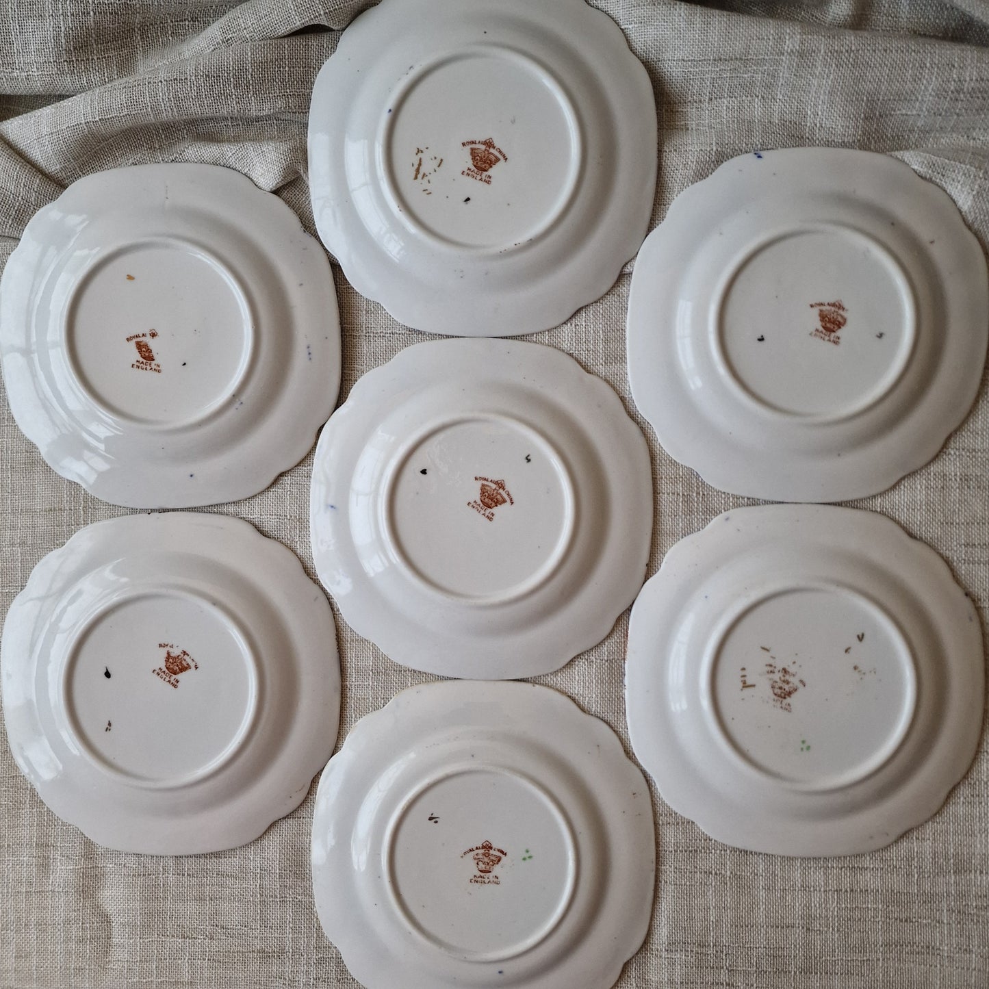 Vintage Imari Large Saucers by Royal Albion