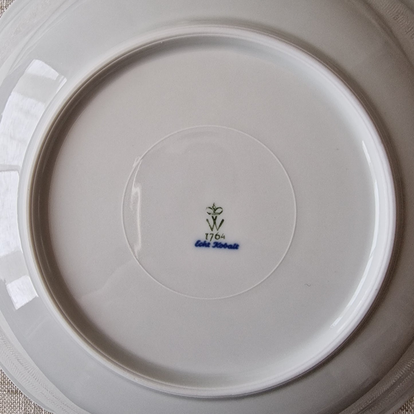 Large Wallendorf Echt Kobalt Porcelain Bowls