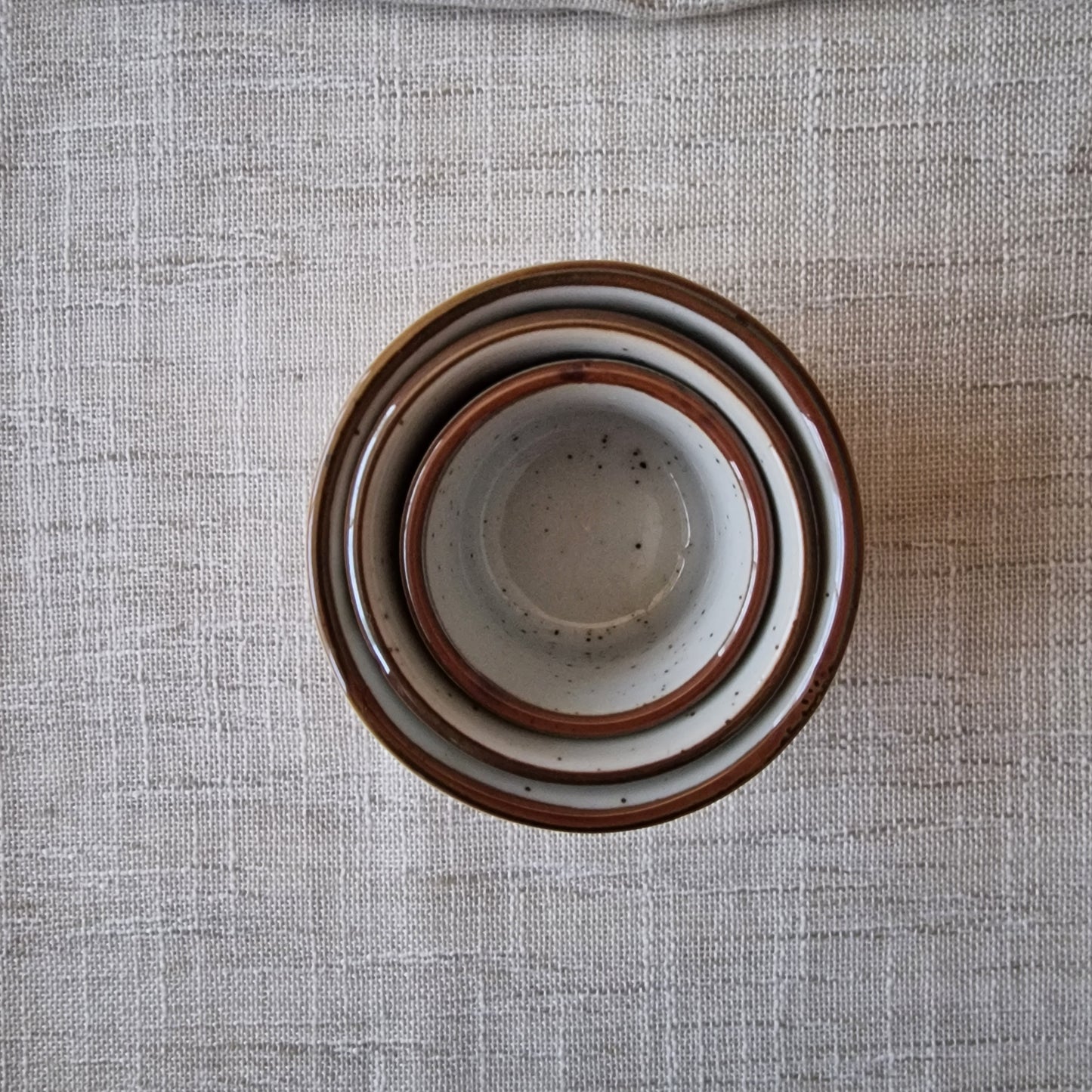 Set of Tiny Floral Pots