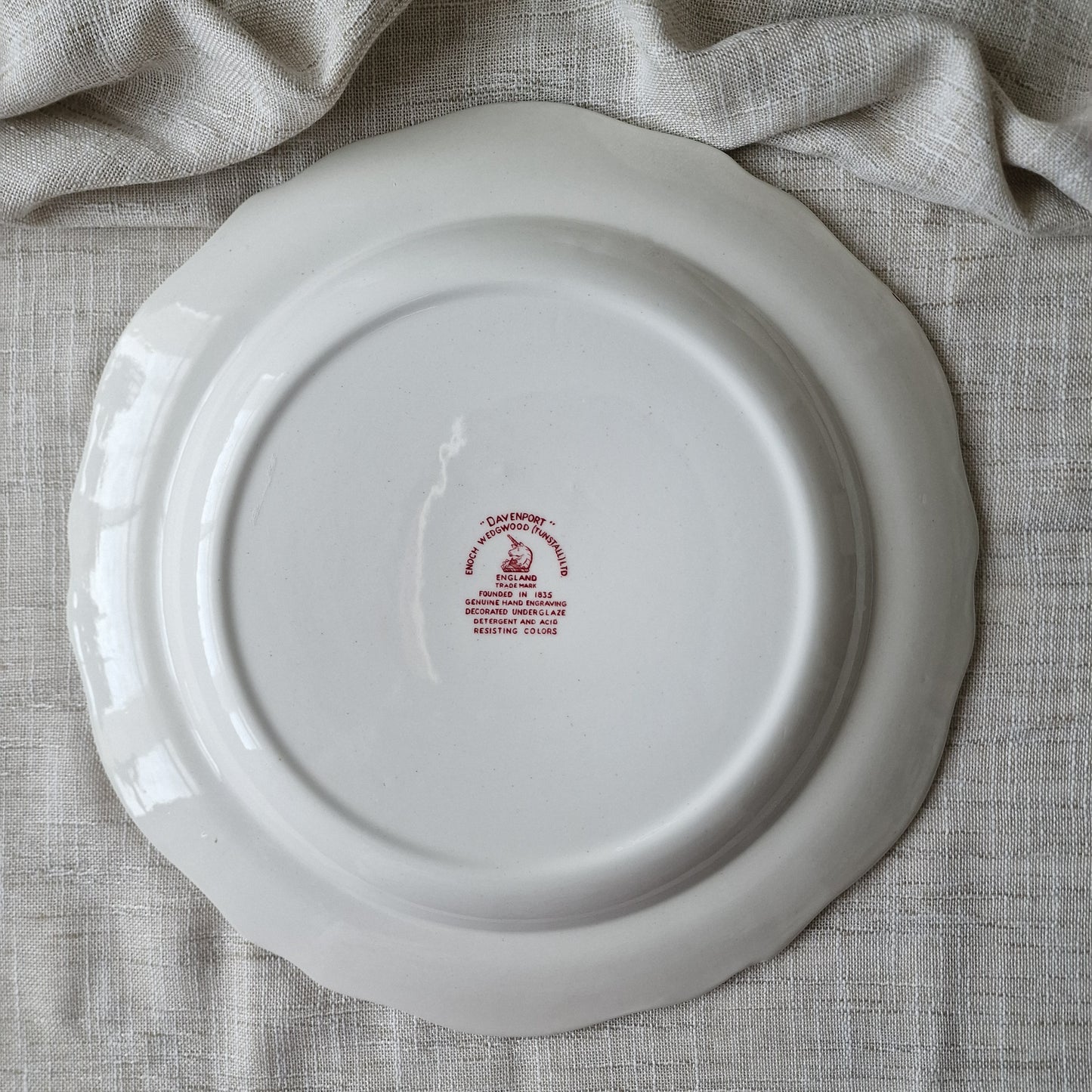 Large Enoch Wedgewood Davenport Platter