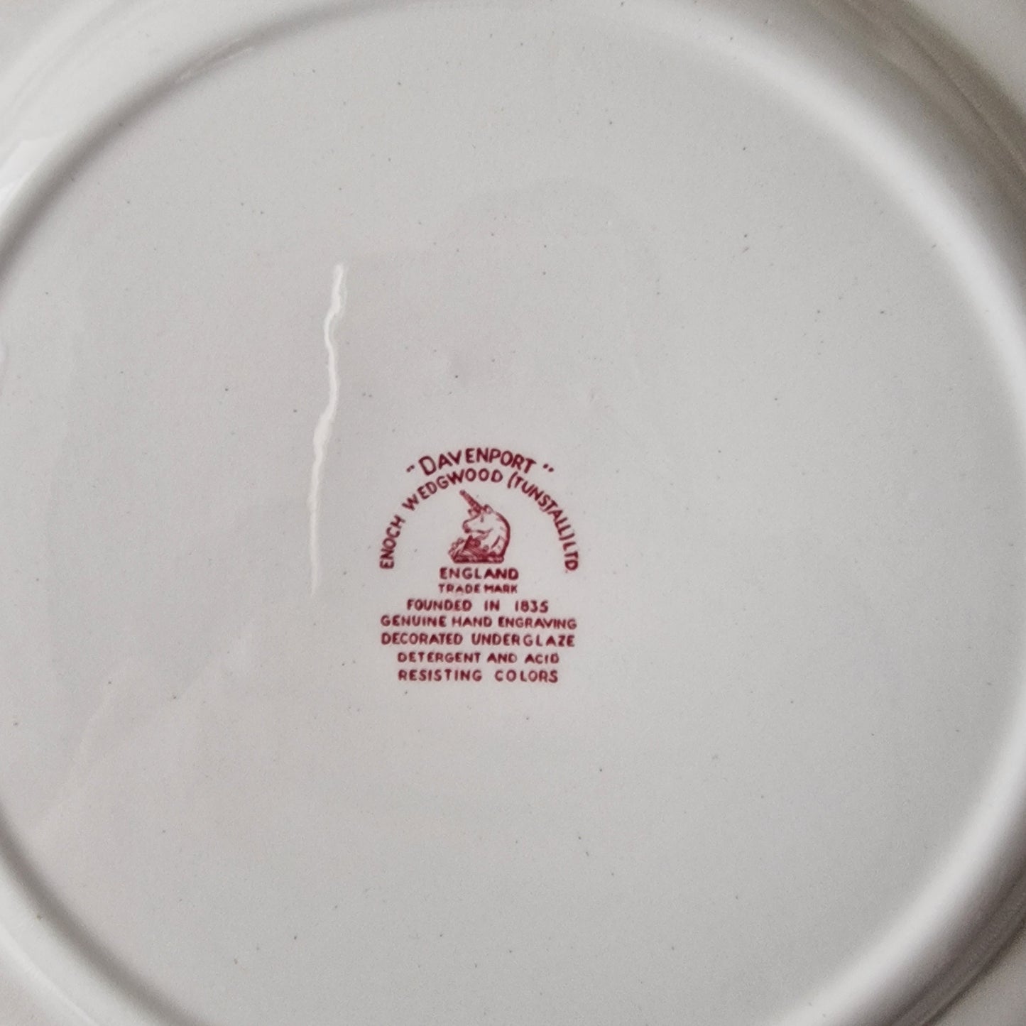 Large Enoch Wedgewood Davenport Platter