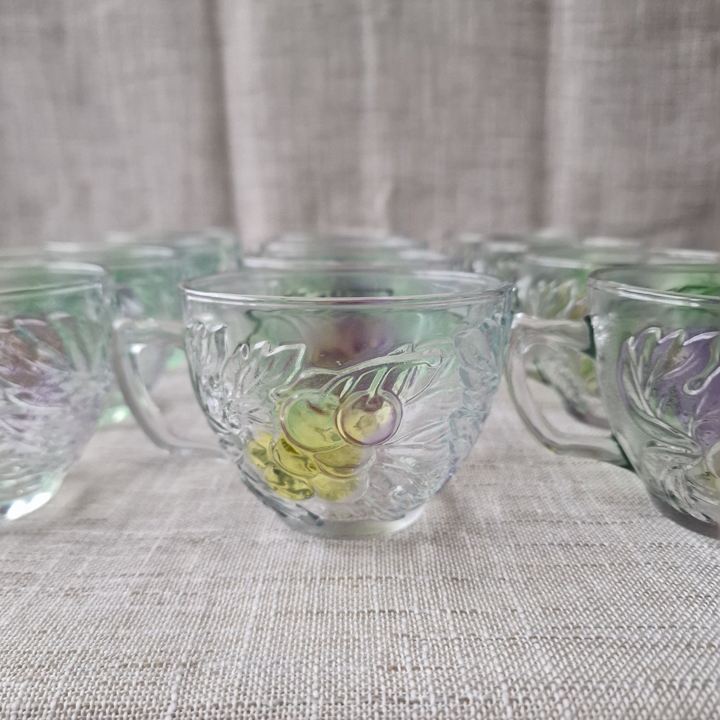 Decorative Twelve Glasses Punch Set
