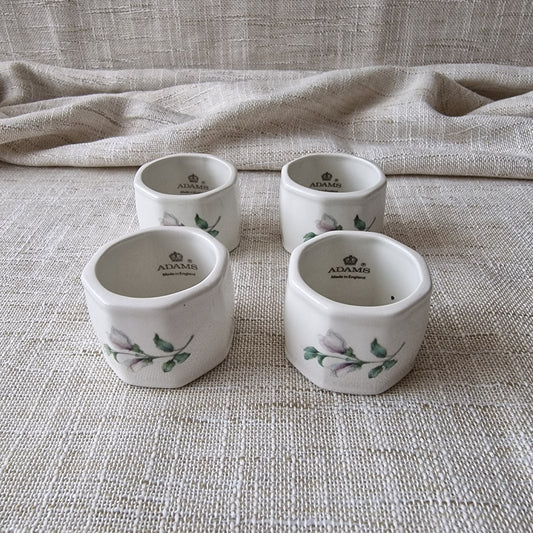 Set of Adams China Azalea Napkin Rings