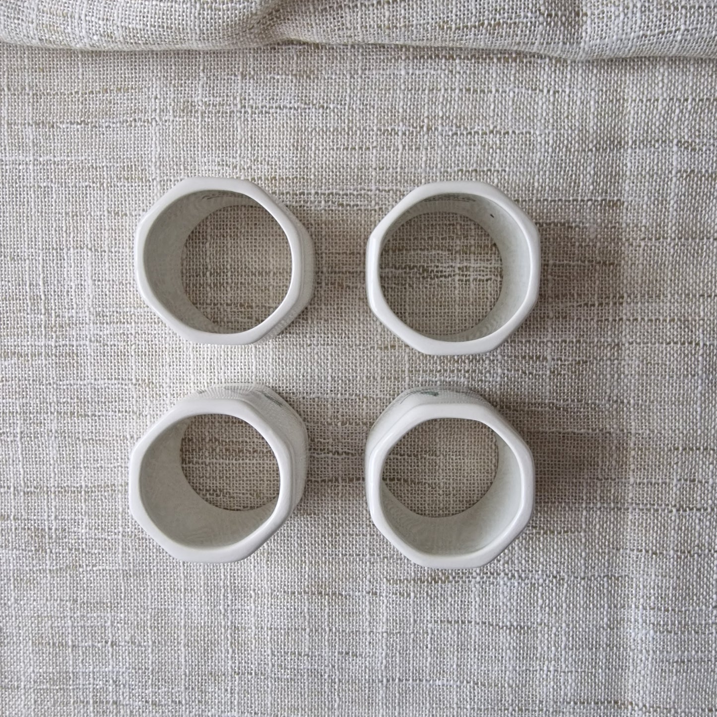 Set of Adams China Azalea Napkin Rings