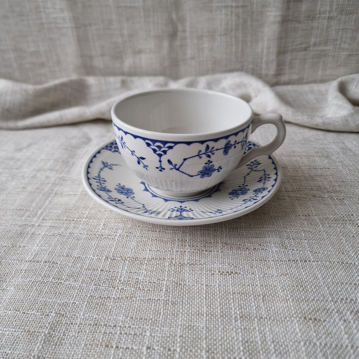 Franciscan Blue Denmark Teacup and Saucer