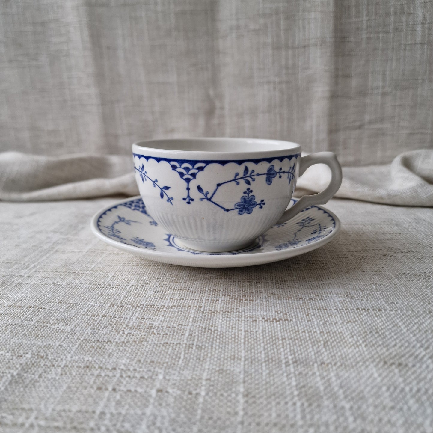 Franciscan Blue Denmark Teacup and Saucer