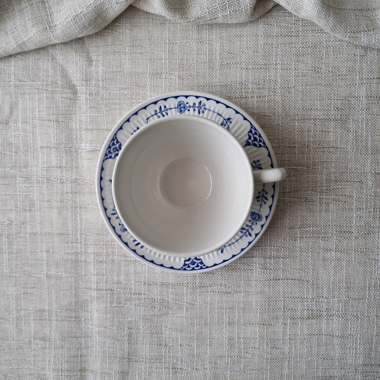 Franciscan Blue Denmark Teacup and Saucer