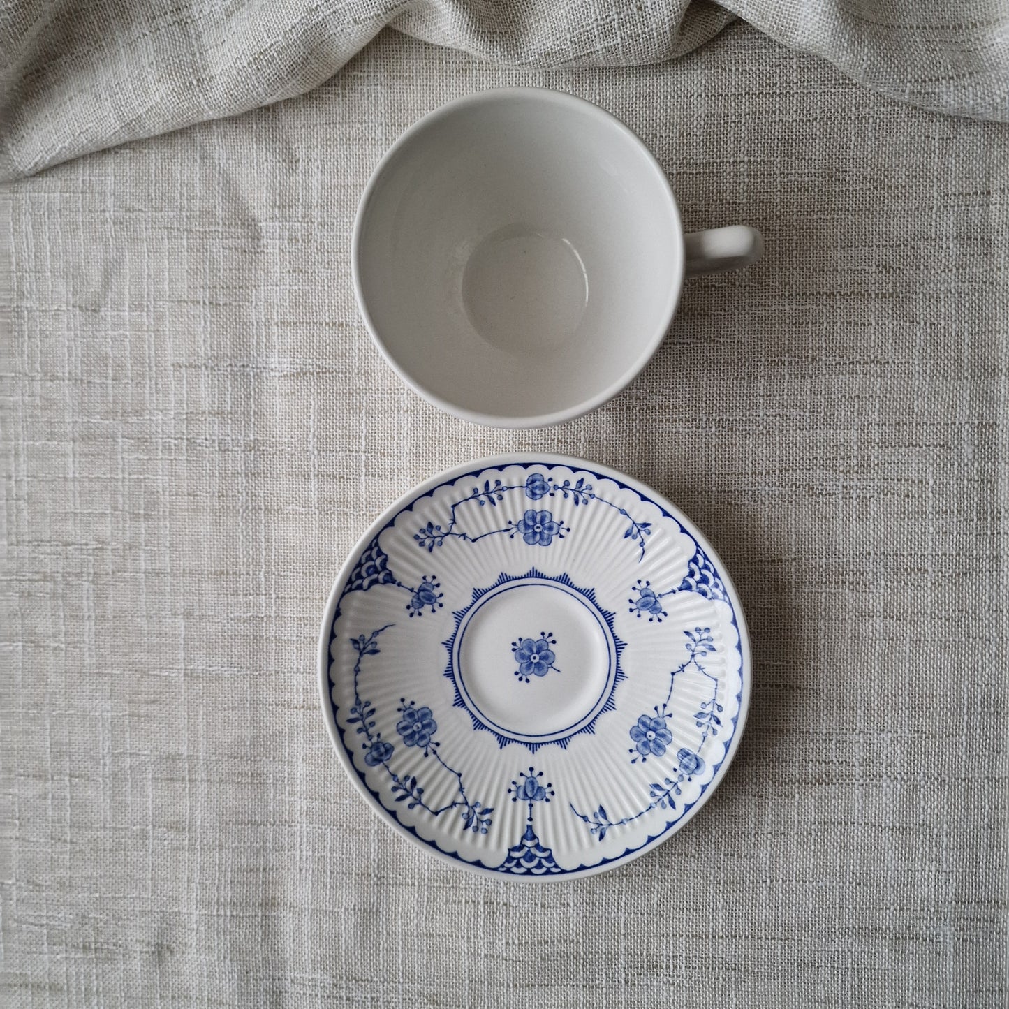 Franciscan Blue Denmark Teacup and Saucer