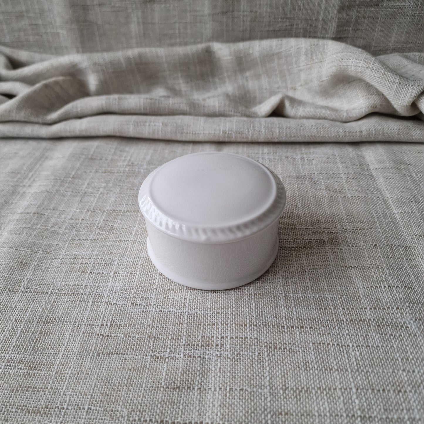 Small White Trinket Pot