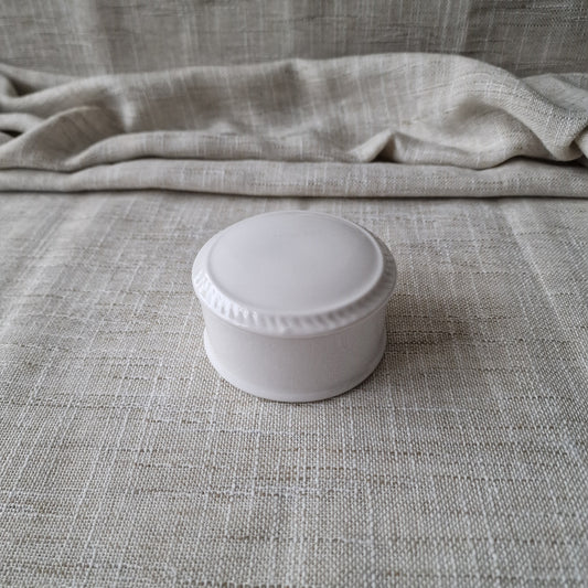 Small White Trinket Pot