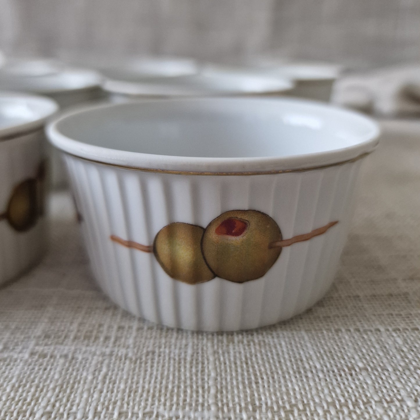 Royal Worcester Evesham Gold Fine Porcelain Ramekins