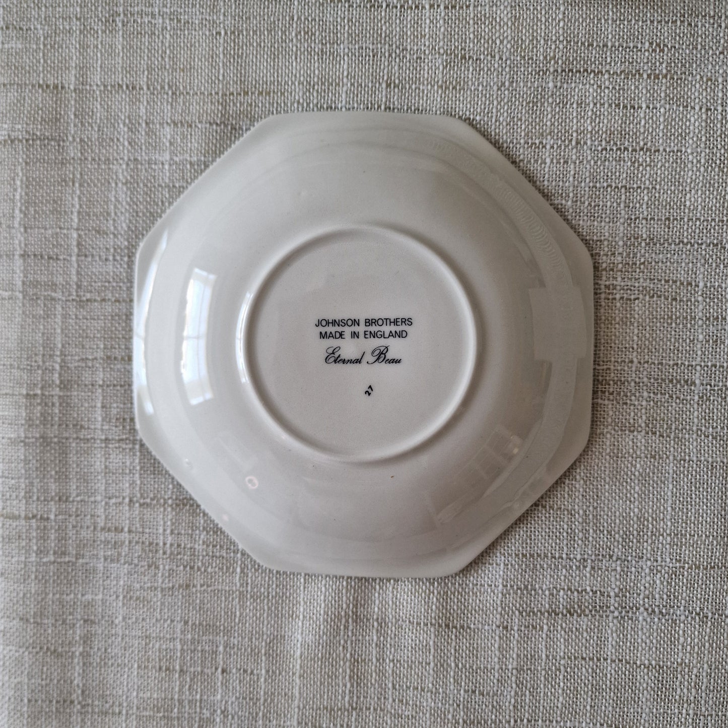 Eternal Beau Saucers by Johnson Brothers