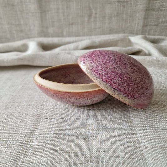 Pink Two Piece Egg Dish