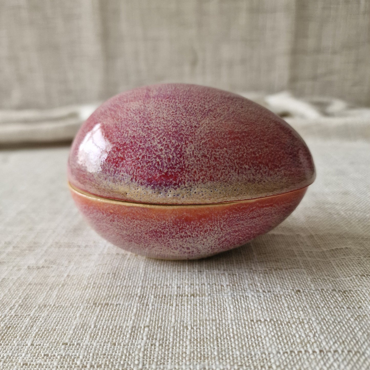 Pink Two Piece Egg Dish