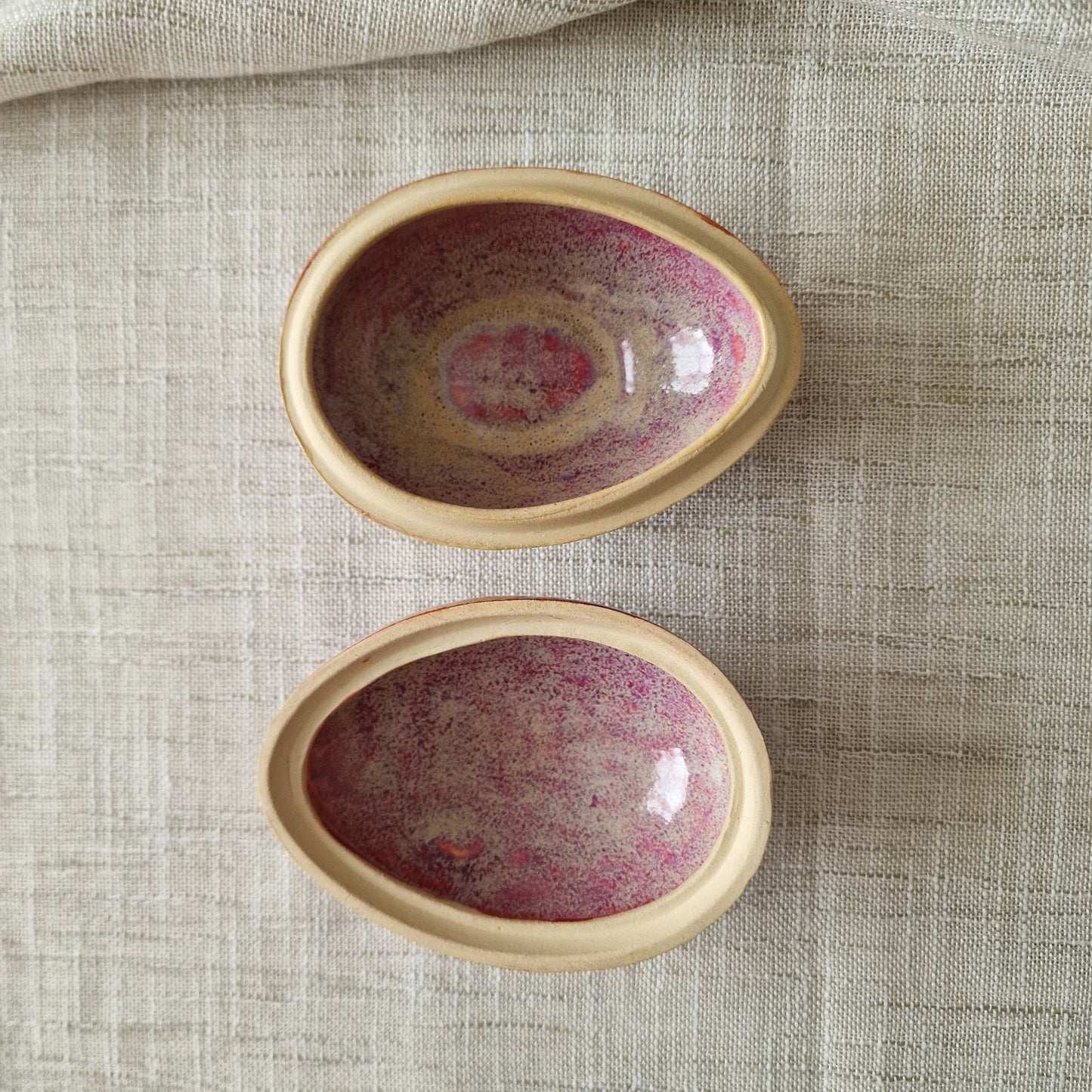Pink Two Piece Egg Dish